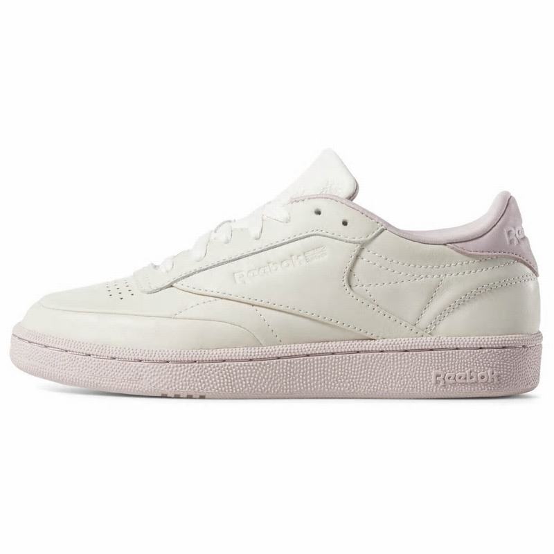 Tenisi Reebok Club C 85 Dama Albi/Roz Romania IG8196TS